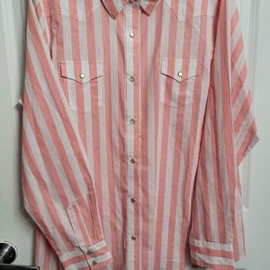 2xl Mens Wrangler long sleeve pearl snap buttons